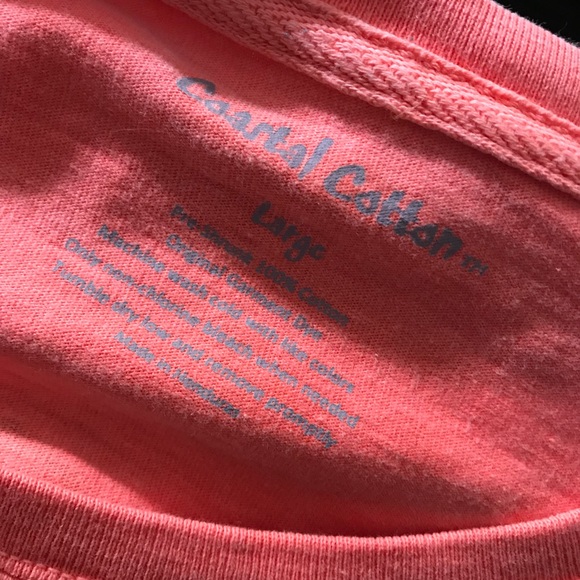 Bright Pink Coastal Cotton Tee - Picture 4 of 4
